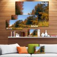 thumbnail image 3 of Route à Travers la Forêt d'Automne - Impression sur Toile Paysage Extra Grand, 3 of 4