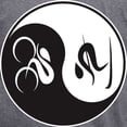 thumbnail image 3 of CafePress - Bike Ski Yin Yang Mens Tri Blend T Shirt - Mens Tri-blend T-Shirt, 3 of 4