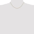 thumbnail image 2 of Diamond2Deal 14K Jaune Gold 1.5 mm Mariner Chain Collier pour Femmes 16 Pouces, 2 of 6