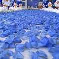 thumbnail image 4 of 1000 PCS Fake Rose Petals For Romantic Night,Pink And Red Rose Petals For Weddings,Fake Flower Petals - blue White, 4 of 5