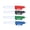 4 pens, variant on Golf Line Marker Drawing Three Line Templates Alignments Putting Marking Marker Golf Marker Pen for Golf Training