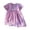 1914Purple3744, variant on Rggeeun Girls Summer Casual Dress Solid Color Elastic Waist Comfortable Play Dresses Toddler To Kids Lightweight Breathable Daily Wear Lovely O-Neck Sundress