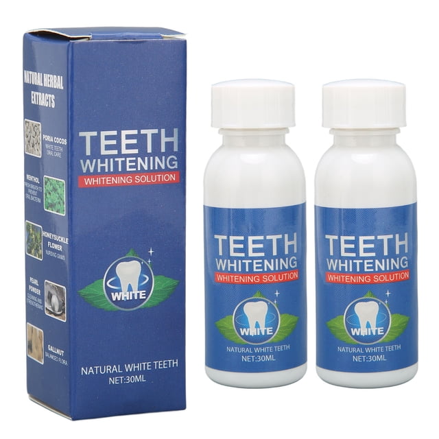 Teeth Whitening Liquid, Gum Protection 60ml Dental Cleaning Liquid For Evening Use ANGGREK Otros