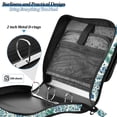 thumbnail image 4 of FORMRS Zipper Binder with Shoulder Strap 2-inch Ring 500 Sheet Capacity File Bag, Beautiful Leaves Pattern, 4 of 5