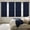 Navy Blue, variant on Blackout Curtains 4 Panels Sets Black 63 Inch Length, Top and Bottom Rod Pocket Room Darkening Curtains for Bedroom Windows, 4 Pack Solid Thermal Insulated Light Blocking Curtain Drapes