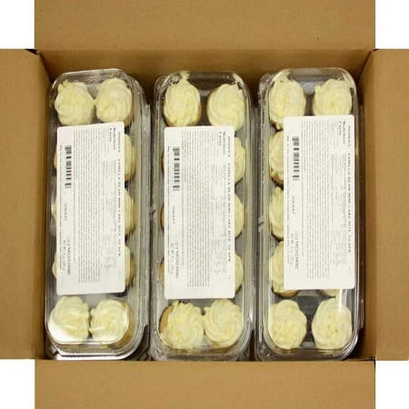 The Cheesecake Factory Vanilla Bean Mini Cupcakes 10 count (Pack of 6)