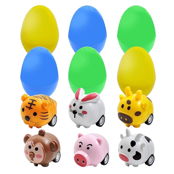 TIELUTT Oeuf de Pâques Enfants Bricolage Lapin Animal Voiture Oeuf de Décompression Ensemble de Jouets Anniversaire It-100 Ordinateur pour Tout-Petits 4 Ans Enfants Escalade Jeux Portatifs pour Tout-Petits 2-3 Ans Lettres de l'Alphabet pour Ba