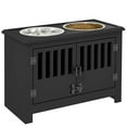 thumbnail image 2 of Topcobe Dog Food Storage Cabinet with Bowls & Dog Feeding Station, Dog Bowl Stand, Pet Feeding Station, Black, 2 of 8