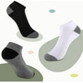 thumbnail image 5 of 10 Pairs Boys Socks 4-6 6-8 8-10 Years Old Low Cut Ankle Athletic Socks For Kids Short Half Cushioned Socks, 5 of 7