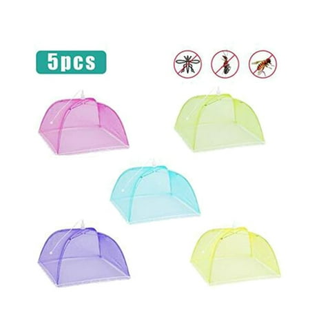 

5 Large Mesh Screen Protect Food Cover Tent Dome Net Umbrella Picnic