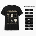 thumbnail image 5 of Christian Armor of God T-Shirt, Ephesians 6:11 Graphic Tee, Unisex Classic Fit, 5 of 9