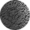 thumbnail image 1 of Ahgly Company Machine Washable Indoor Round Transitional Gray Area Rugs, 3' Round, 1 of 7