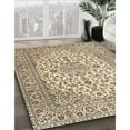 thumbnail image 3 of Ahgly Company Machine Washable Indoor Square Traditional Brown Area Rugs, 9' Square, 3 of 7
