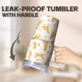 thumbnail image 5 of 20OZ Dog Pattern Holiday Tumbler with Handle Straw and Lid Insulated Coffee Cup for Women Friends Perfect Birthday Gifts Ideal for Holiday Trips and Daily Use, 5 of 6