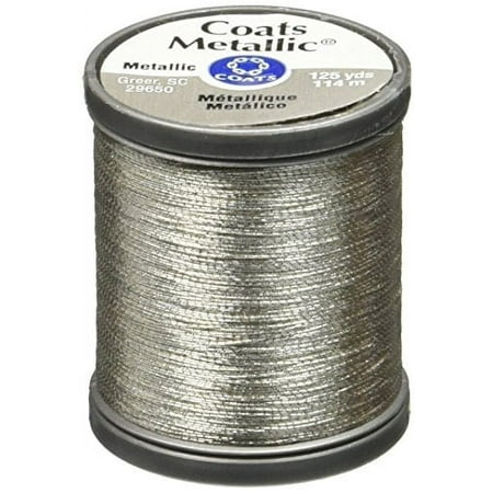 UPC: 0073650794018 | Coats Metallic Thread 125yd-Silver