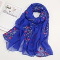 thumbnail image 2 of Chuancc Women's Scarves Lady Light Soft Fashion Solid Scarf Wrap Shawl Blue One Size, 2 of 3