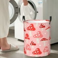 thumbnail image 6 of Uemuo Cute Mushroom1 Pattern Circular Laundry Hamper Basket with handles,Collapsible laundry basket,Large capacity laundry hamper,Laundry Organizer-Medium, 6 of 8