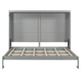 thumbnail image 6 of Full Size Loft Bed with Ladder, Shelves and Desk, Gray​, 6 of 9