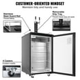 thumbnail image 6 of KFFKFF Draft Beer Dispenser Beer Kegerator Full Size Keg Refrigerator Dual Tap, 6 of 9