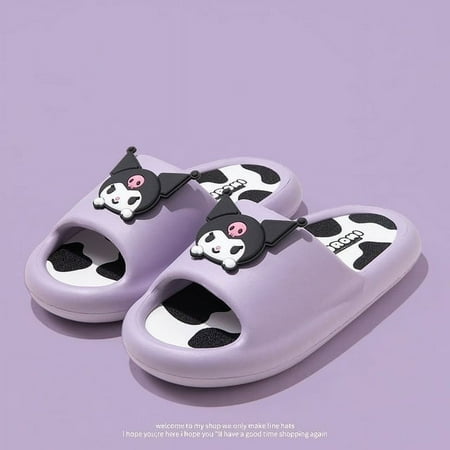 

Hello Kitty Slippers Indoor House Slippers Kids Sanrio Soft Bottom Anti-slip Slipper Boy Slipper Bathroom Cute Slipper Woman yening