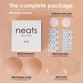 thumbnail image 6 of NEATS Adhesive Silicone Round Nipple Covers - 1 pair (Champagne) - L/XL, 6 of 6