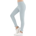 thumbnail image 2 of Mifsaly Girls Ribbed Leggings Ruffle Hem High Elasticity Footless Tights Comfortable Casual Toddler Kids Slim Fit Layering Bottoms, 2 of 7