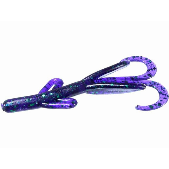 Zoom 055005-SP Tiny Brush Hog 3" Bait 3" 15Pk Junebug