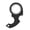 Black, variant on Keychain Fidget Spinner Pocket-sized Plastic Gadget Relieve Boredom Sensory Toys Teens Adults Fingertip Anti Stress Toy Party Favors