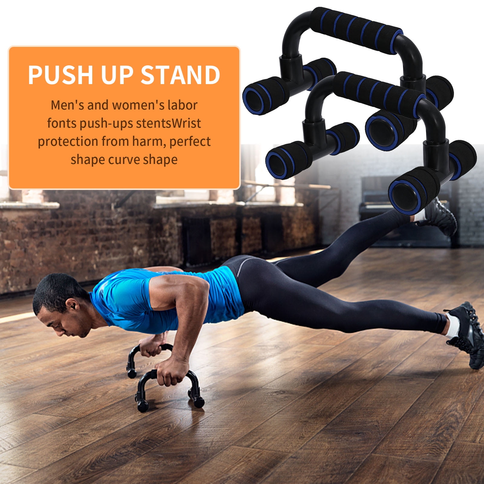 6-in-1 Home Abdominal Fitness Set, Ab Roller, Knee Pad, Push-Up Handles & Resistance Bands, Hand Trainer with Skipping Rope (Unisex)