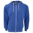 thumbnail image 1 of FDM - Sudadera con capucha y cremallera Unisex (Azul), 1 of 3