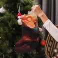 thumbnail image 5 of Salouo Sunset Blossoms Phoenix Perch Print Christmas Decorations Stockings 1 Pack 18'' Xmas Stockings Holiday Stocking Personalized Farmhouse Decor for Home Family Party Tree, 5 of 7