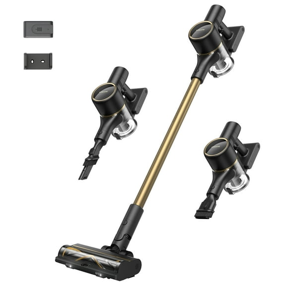 Dreame CleanX W10 Cordless Stick Vacuum, 120AW Strong Suction, 5 Layer Filtration, Celeste LED Illumination, Hard Floor & Carpet Cleaning, 60 Min Battery Life, LED Screen, Versatile Attachments