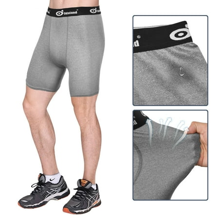 Men's Sports Tights Compression Pants Boxer Briefs Short Leggings Baselayer Breathable Cool Dry 3 size