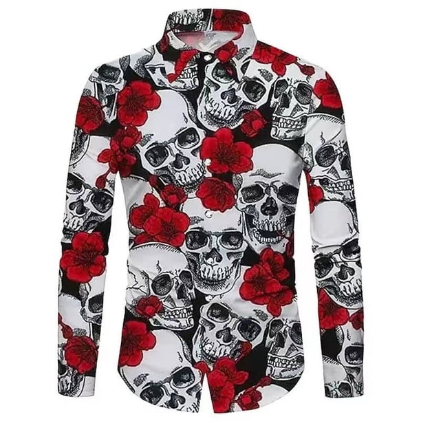 Camisa hawaiana para hombre nueva de , camisa con estampado divertido, camisa retro de moda, informal, cómoda y urbana para hombre