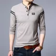 thumbnail image 2 of Polos de hombre de alta calidad, jersey liso unicolor, manga larga, ropa nueva y barata, venta elegante, talla XXL, sudaderas Y2k para hombre, 2 of 5