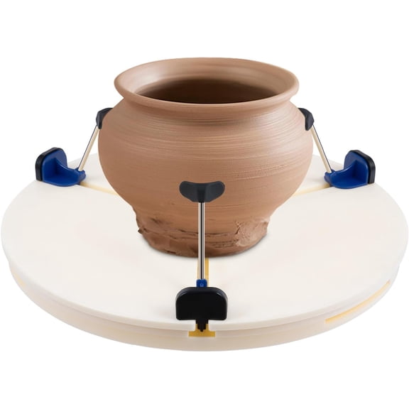Wheel Pottery Machine Turntable Clamp, Pottery Trimming Tools for Professionals and Beginners, Clampable Pottery Diameter 2-11.8inch