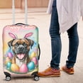 thumbnail image 4 of Happy Easter Boxer with Bunny Ear Headband and Flowers Travel Luggage Cover Boxers Dog Lover Gifts Idea Suitcase Dust Protective Decor - 13001, 4 of 5