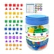 thumbnail image 4 of Juego de bloques de sólidos geométricos de 60 piezas, juguetes de manipulaciones de mesa, juguetes de aprendizaje, formas geométricas para preescolar,, 4 of 9