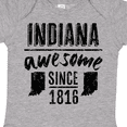 thumbnail image 4 of Inktastic Indiana Awesome Since 1816 Boys or Girls Baby Bodysuit, 4 of 5
