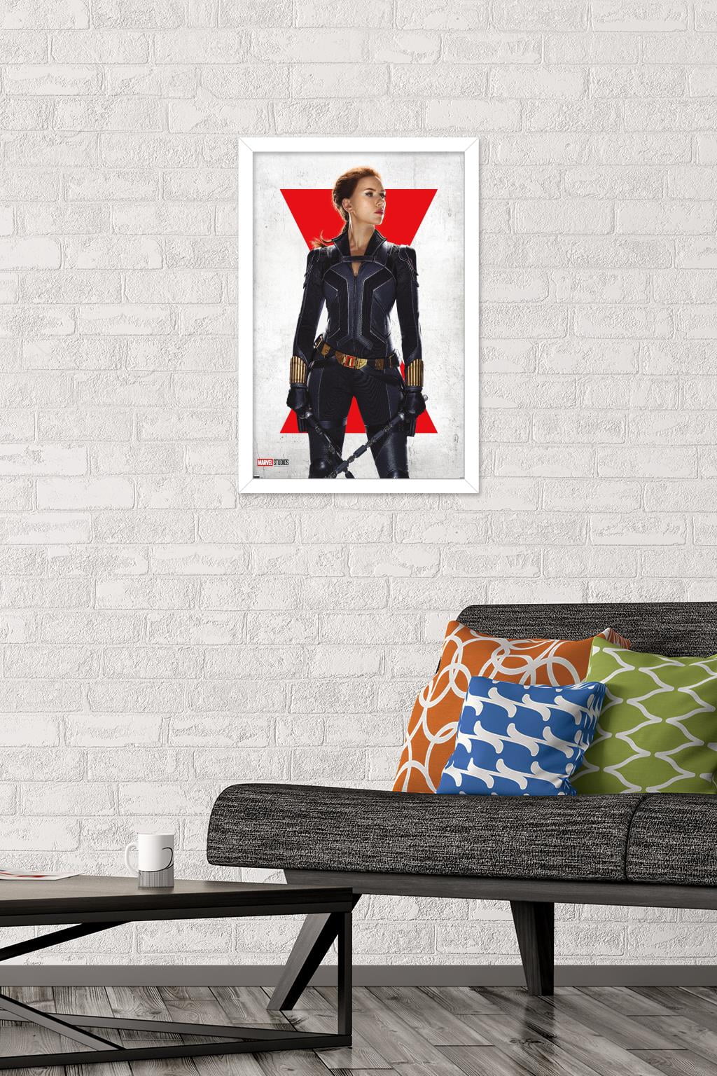 Marvel Black Widow - Black Widow One Sheet Wall Poster, 14.725" x 22.375", Framed