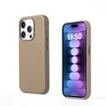thumbnail image 1 of New Luxury Leather For iPhone 15 16 Pro Max Plus Strong Magnet Case For Magsafing Cover Wireless Charging Drop Protect Covers light brown For iPhone 16Plus, 1 of 6