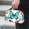 thumbnail image 2 of Butterfly Digital Bag with Oxford Cloth Material, Waterproof Travel Case for Cell Phone Charger Cord and Electronics, Charger Pouch and Cord Travel Organizer, 5.9x9.44x3.14 Inches, 2 of 6