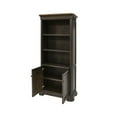 thumbnail image 5 of Executive Bookcase With Wood Doors Mildly Distressed Fully Assembled Brown, 5 of 7