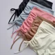 thumbnail image 5 of Summer Yoga Shorts Women Fitness Shorts Running Cycling Shorts Breathable Sports Edge Drawstring High Waist Workout Gym Shorts, 5 of 10