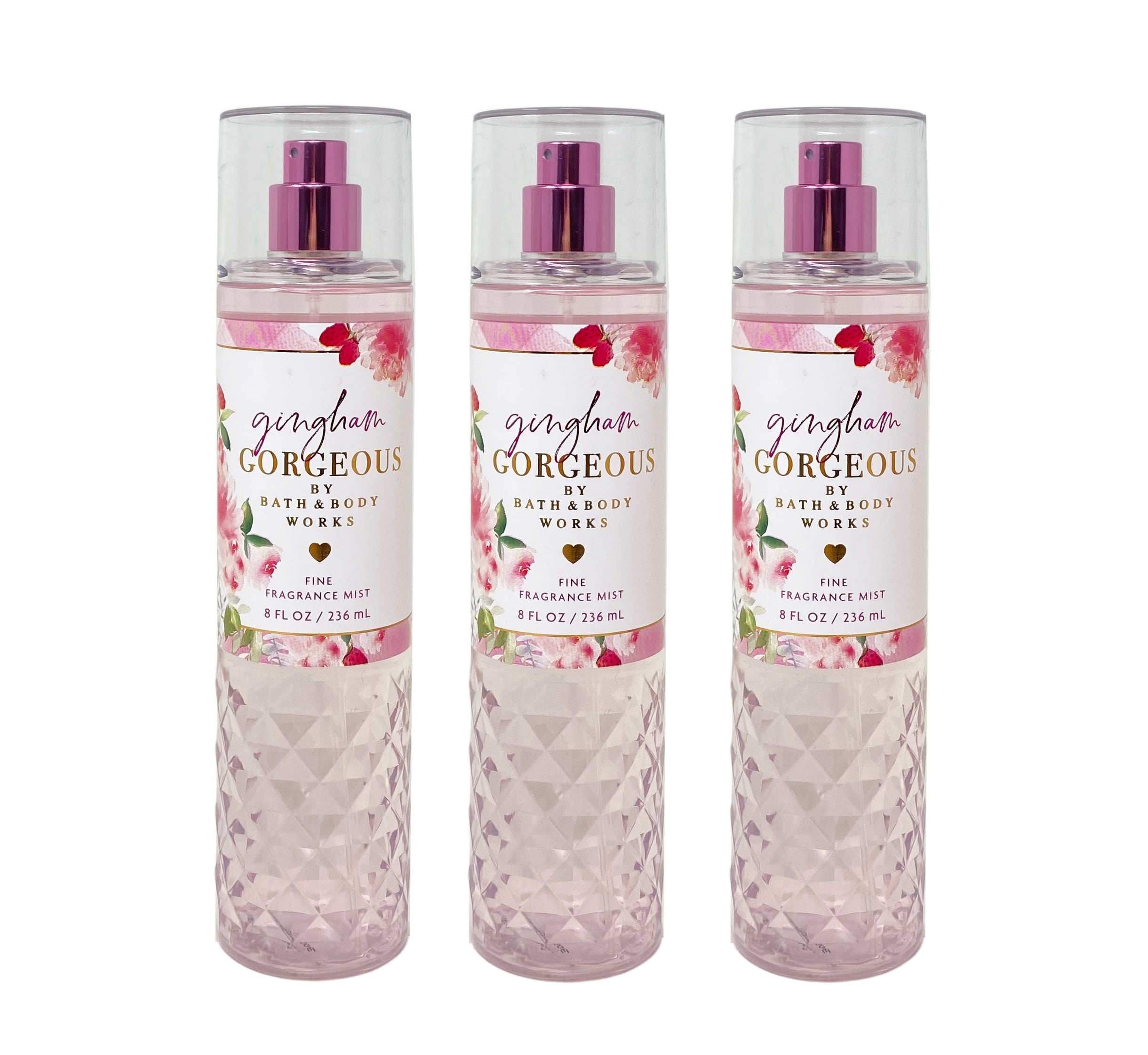 Bath and Body Works Gingham Gorgeous 3 Pack Fine Fragrance Mist Gift ...