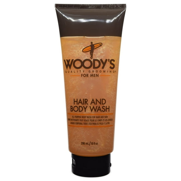 Woody's For Men Hair and Body Wash 10 fl Oz