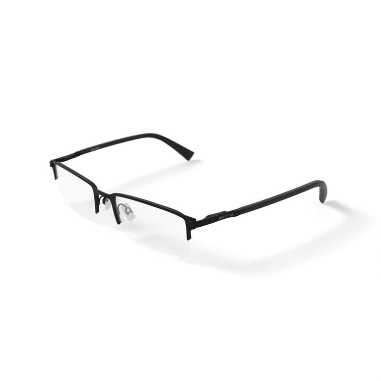 Nautica Men's N7281 Prescription Eyeglasses with Case, Gunmetal