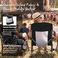 thumbnail image 5 of Simenmax Low Beach Chair Set of 2 – Folding Camping Chair for Adults, Low Profile Lawn Chair with Cup Holders for Outdoor, Travel, Concerts, Beach,Black, 5 of 6
