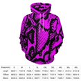 thumbnail image 2 of Snakeskin Black And Pink 3D Print Hoodie Men Women Autumn Thin Pullover Sweatshirt Vintage Streetwear Tops, 2 of 6