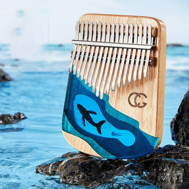 Piano Pouce Portable Piano Tons Multiples Mini Résine Kalimba Doigt Pincé Instrument de Musique